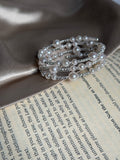Spiral pearl bangle